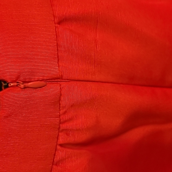 EXPRESS Candy Apple Red A-line Skirt sz 8 - Picture 5 of 7